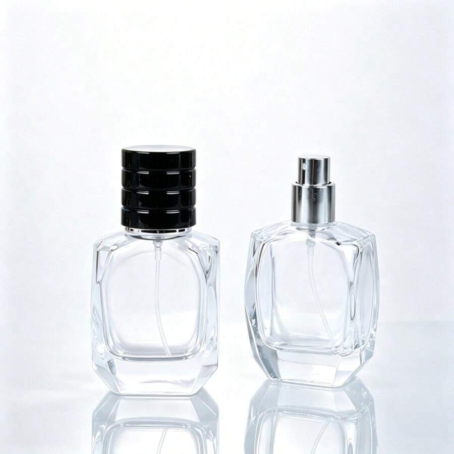Portable Glass Refillable Perfume Bottle Cosmetic Container Atomiser Sprayer Travel Cosmetic Tool - Multicolor - View 1