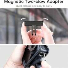 2 buah Adaptor Pelepas Cepat Magnetik untuk OSMO 360/Action 5 Pro/4/3, Ekstensi Dudukan Adaptor Magnetik, Tripod yang Dapat Dipasang untuk Selfie Vlogging untuk Aksesori Action 5 Pro/4/3/OSMO 360 - View 3