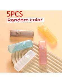 1/3/5pcs Mini Colorful Storage Boxes, PP Material, With Flip Lid, Can Be Used As Cotton Swab Box, Dental Floss Box, Multi-Color Capsule Box, Suitable For Oral Care And Travel - Recommended Hygiene Storage Box, Mini And Compact, Can Hold Wallet, Travel Toothpick Box, Dental Floss Box, Toothpick Box, Bathroom Accessories - View 7