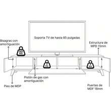 Television Stands & Entertainment Centers - Grey - View 7