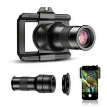 APEXEL 150mm Macro Lens + 6X Telephoto Lens Kit, HD Photography Accessory Compatible With Almost All Smartphones, Multi-Functional Phone Lens For Vlog Video & Photos (Filter Not Included) - A - View 2