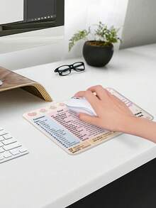 SUPSTICKER Shortcut Keys Pattern Thickened Waterproof Mouse Pad - Multicolor - View 3