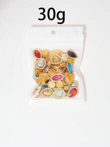 10/30/80g Mixed Color Irregular Sunflower Rhinestones For Handmade Hair Accessories And Clothing Decor - Mixed Colors - View 9