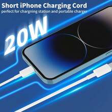 6.6ft/200cm Charging Data Cable, Fast Charging Data Cable, Efficient Data Transfer, Fast Charging Cable Suitable For Phone 18/17 Pro Max/17 Pro/17/Air/16/15/ Series Devices - White - View 5