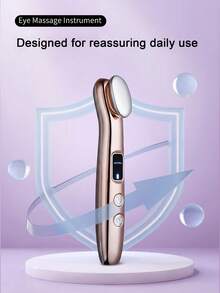 FIYIBAN 1pc Electric Eye Massager With Heat Function And Multi-Level Adjustment, Reduces Dark Circles And Puffiness, Constant Temperature Soothing Eye Care, Gentle Vibration, Suitable For Gifts - Multicolor - View 10