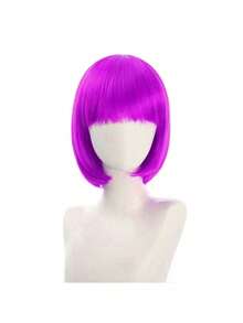 1pc Multi-Color Cosplay Wig Cap, Atmospheric And Realistic, Heat-Resistant Full Head Wig Base, Multiple Colors Available, Suitable For Anime Cosplay, Daily Role Play, Valentine's Day Date, Photography Props, Dating Essential, Beginner Friendly, Popular , Party, Birthday Gift, Dating Gift, Halloween, Christmas - Multicolor - View 13