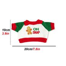 1PC Cute Christmas Guinea Pig Sweater For 30cm Length Small Pets, Red Snowflake & Xmas Tree Knit Clothes For Small Pets Soft Elastic Small Pet Winter Clothes Warm Pet Outfit For Hamster, Sugar Glider, Mini Rabbit Holiday Costume - Multicolor - View 10
