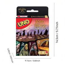 Mattel UNO-The Lord Of The Rings Card Game, Suitable For Children's Day Gift - JMF13 - View 1