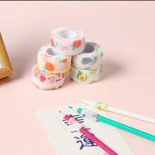 1/2/4 Rolls Colored Self-Adhesive Bandage, Student Writing Anti-Wear And Anti Cocoon Finger Bandage, Multi-Color Elastic Bandage, Soft Elastic Bandage, Practical Self-Adhesive Bandage Set, Self-Adhesive Elastic Bandage(2.5cm*200cm) - Multicolor - View 10
