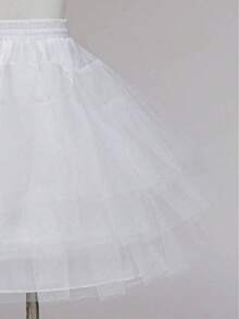 2023 Kids Boneless Petticoat, Vintage Underskirt, Boneless Built-In Petticoat - Three-layer Boneless Uneven Skirt Support - View 3