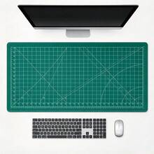 Cutting-Mat-White-On-Black Colorful Mouse Pad Office Gaming Laptop Deskmat Anime Mousepad Gamer Keyboard Mouse Mat Computer Accessories Computer Table Pads Waterproof Non-Slip Rubber Blotter Pad Antislip Base Gaming Esports User - View 40