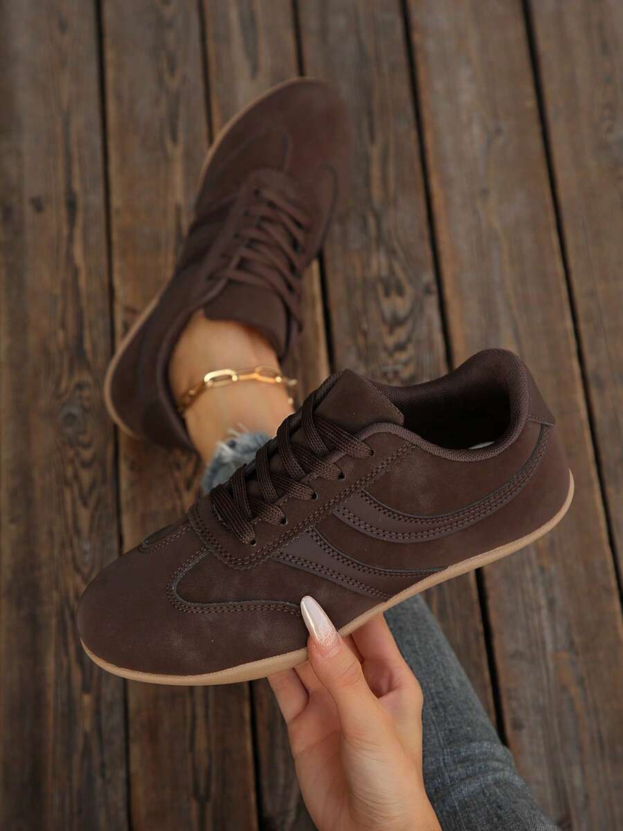 Women's Casual Sports Lace-Up Colorblock Training Shoes for Sale ...
