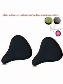 Bicycle Seat Cover Soft Cushion 3D Soft Bike Seat Cover Breathable Cycling Seat Pad Comfortable Bicycle Accessory (Random Inner Lining) - Multicolor - View 11