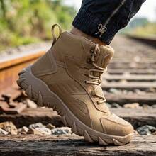 Men Military & Tactical Boots - Khaki - View 3