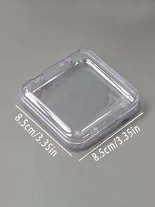 11/10/8/3/1pc-Transparent Nail Art Storage Box, Square Plastic Bracelet Storage Box, Acrylic Bracelet Storage Box, Multi-Functional Dust-Proof Jewelry Accessories Storage Box, Suitable For Organizing Pearls, Jewelry, Earrings, Necklaces, Bracelets, Etc. - Multicolor - View 20