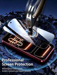 3Pcs Privacy Tempered Glass Screen Protector, Compatible With IPhone 18 Pro Max/18 Pro/17 Pro Max/17 Pro/17 Air/17/17 E/16 Pro Max/16 Pro/16 Plus/16 E/15 Pro Max/15 Pro/15 Plus/14 Pro Max/13 Pro/13/12/11 And Other Models, Full Coverage, Anti-Fingerprint, Anti-Scratch, Front HD Display, Side Privacy Protection, High-Quality Cell Phone Accessories, Compatible Phone Cases - 3PCS - View 3
