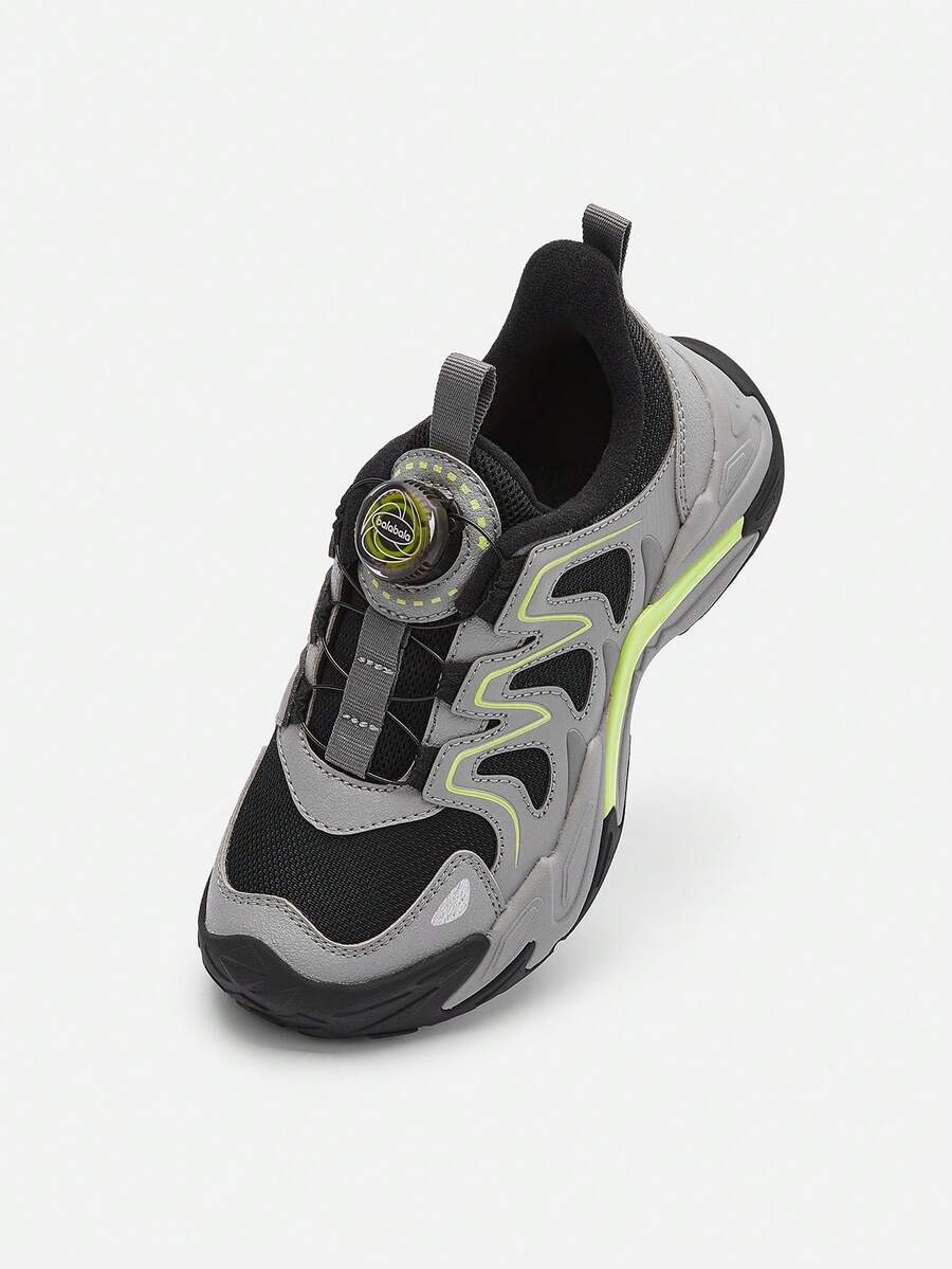 Balabala Boys Winter Outdoor Sneakers Supportive Comfort Shoes For Kids - Gray and Black Tone - View 1