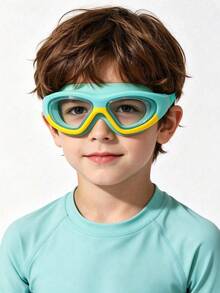 Children's Swimming Goggles, Integrated Swim Goggles And Earplugs, Waterproof And Anti-Fog, Unisex, Clip-On Design, Suitable For Training And Diving, High Definition Anti-Fog. - Multicolor - View 10