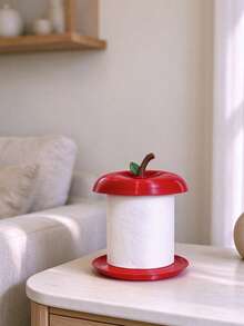 Tempat Tisu Dapur Berbentuk Apel, Stand Gulungan Tisu Dapur Apel Merah yang Lucu, Untuk Koki Rumahan dan Pengatur Dapur, Dispenser Tisu Meja, Dekorasi Dapur, Penyimpanan Meja, Aksesori Rumah Tangga Kreatif - MultiWarna - View 6