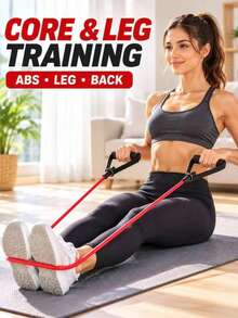 Resistance Band With Handle, Yoga Pull Rope, Elastic Fitness Training Tube, Suitable For Home Workout And Strength Training - B - View 4