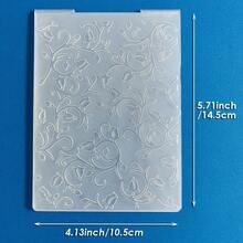 2D Embossing Folder, Butterfly Brick Stripe & Floral Mixed Pattern For Scrapbooking, Card Making, Journal Album DIY Paper Craft Decor - 2D-2 - View 29