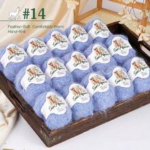 Luxury Large Bag, 15pcs, Mohair Blend Yarn, Soft And Skin-Friendly, Non-Irritating, Suitable For Knitting Sweaters, Vests, Cardigans, Hats, Shawls, Capes And More - Alpaca Horse 15-pack - View 34