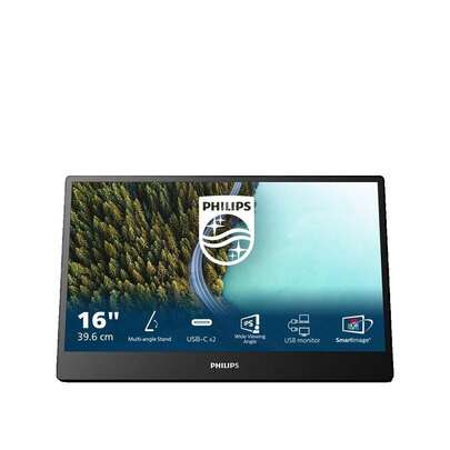 Philips 16B1P3302D - Monitor portátil Full HD de 15,6 pulgadas IPS - Negro
