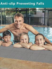 [1 Roll]PVC Hollow Non-Slip Drainage Mat, Free Cut S Shape Grid Floor Mat For Bathroom Kitchen Shower Wet Area - Multicolor - View 12