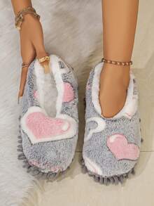 Women's Home Slippers With Thermal Lining, Warm Floor Shoes For Easy Mopping - Women's Slippers - View 1