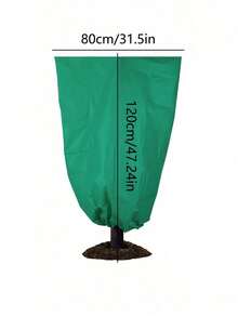 Plant Frost Protection Cover, Tree & Shrub Frost Blanket, Shrub & Flower Protection Cover, Green Non-Woven Fabric Winter Tree Frost Blanket, Reusable Zippered Plant Jacket, Durable Breathable Fabric Seasonal Plant Care, Tree Protection Wrap Bag - Multicolor - View 15