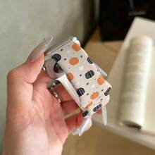 1pc Dual-Color Pumpkin Pattern Silicone Watch Band For Halloween, Thanksgiving, Suitable For Men And Women, Fashionable Holiday Gift, Compatible With Apple Watch 38mm 40mm 41mm 42mm 44mm 45mm 46mm 49mm, Series Ultra SE S12/S11/S10/SE/8/7/6/5/4/3/2/1, Daily Sports Waterproof Casual Watch Strap Accessory - Multicolor - View 6