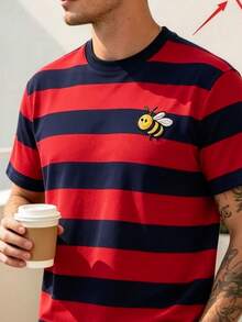 Men T-Shirts - Red - View 2