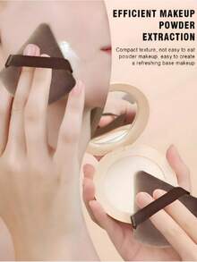 20/30 Pcs Combination Makeup Sponge Beauty Egg Set, Beauty Sponge, Professional Beauty Sponge Wholesale, Stock Up, Super Soft Concealer Sponge, Facial Makeup Tools, Suitable For Liquid Foundation, Powder Cake, Toner - Coffee Brown - View 2