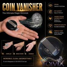 1pc-Coin Vanisher Magic Gimmick-Visual Coin Disappearing Trick Prop For Close Up Stage Magic Show-Coin Vanisher Magic Trick-Coin Vanish Gimmick-Close Up Magic Prop-Visual Coin Magic-Magician Performance Accessory-Toys-Christmas Gifts - Multicolor - View 6