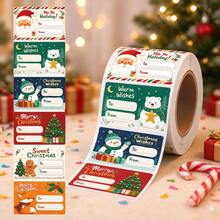 Pink Christmas Stickers, Gift Decoration Labels, Gift Stickers, Sealing Stickers, Message Stickers, Envelope Mailing Stickers - one-size - View 12