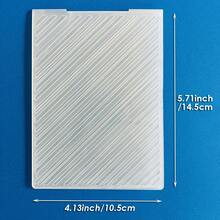 2D Embossing Folder, Butterfly Brick Stripe & Floral Mixed Pattern For Scrapbooking, Card Making, Journal Album DIY Paper Craft Decor - 2D-2 - View 11