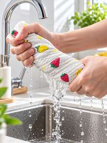 Reduce 90% Powerful Stain Removal Microfiber Kitchen Cloth Roll, Multi-Functional Soft Highly Absorbent Dish Cloth, Glass Cleaning Cloth, Lint-Free And Streak-Free, Suitable For Car Cleaning, Kitchen Utensils, Bathroom Cleaning Household Cleaning Supplies, Housewarming Gift - Multicolor - View 10