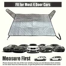 Car Rear Windshield Snow Cover, Thickened Rear Window Frost Guard With Elastic Hook, Windproof Protectors - K - View 7