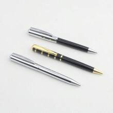 Metal Business Ballpoint Pen, Black Gold Silver Color, Premium Rotating Signature Pen - Ballpoint Pen - View 5