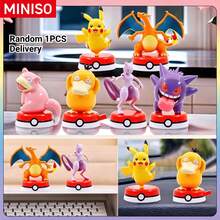 MINISO Pokémon Posable Figure Series With Poké Ball Base, Random 1 Style Sent, Desktop Display For Gaming Room Office, Birthday Christmas Gift - Random One - View 2