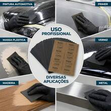 Kit 25 Lixas Dagua Grão 1000 Polimento E Acabamento Atacado - conjuntos - Visão 3