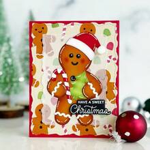 Christmas Decoration Metal Cutting Dies, Suitable For DIY Scrapbooking Decoration Craft Die Cutting Embossing Card Making Template Scrapbook And Craft Photo Album Decoration Embossing - LG26-8487 - View 5