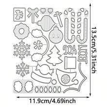 Christmas Decoration Metal Cutting Dies, Suitable For DIY Scrapbooking Decoration Craft Die Cutting Embossing Card Making Template Scrapbook And Craft Photo Album Decoration Embossing - LG26-8487 - View 10