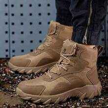 Men Military & Tactical Boots - Khaki - View 1