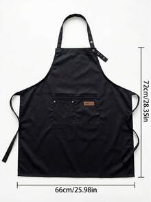 1pc/2pcs/3pcs/5pcs Waterproof & Oil-Proof Apron, Adjustable Bib Apron, Kitchen Cooking Apron - Multicolor - View 9