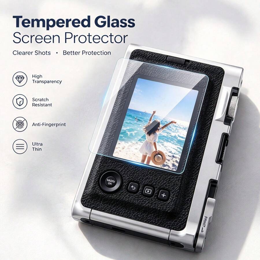 2/3/5 قطع واقي شاشة زجاجي مقسى لكاميرا Fujifilm Mini Instant شاشة LCD حماية 9H فيلم زجاجي إكسسوار - مشاهدة 1