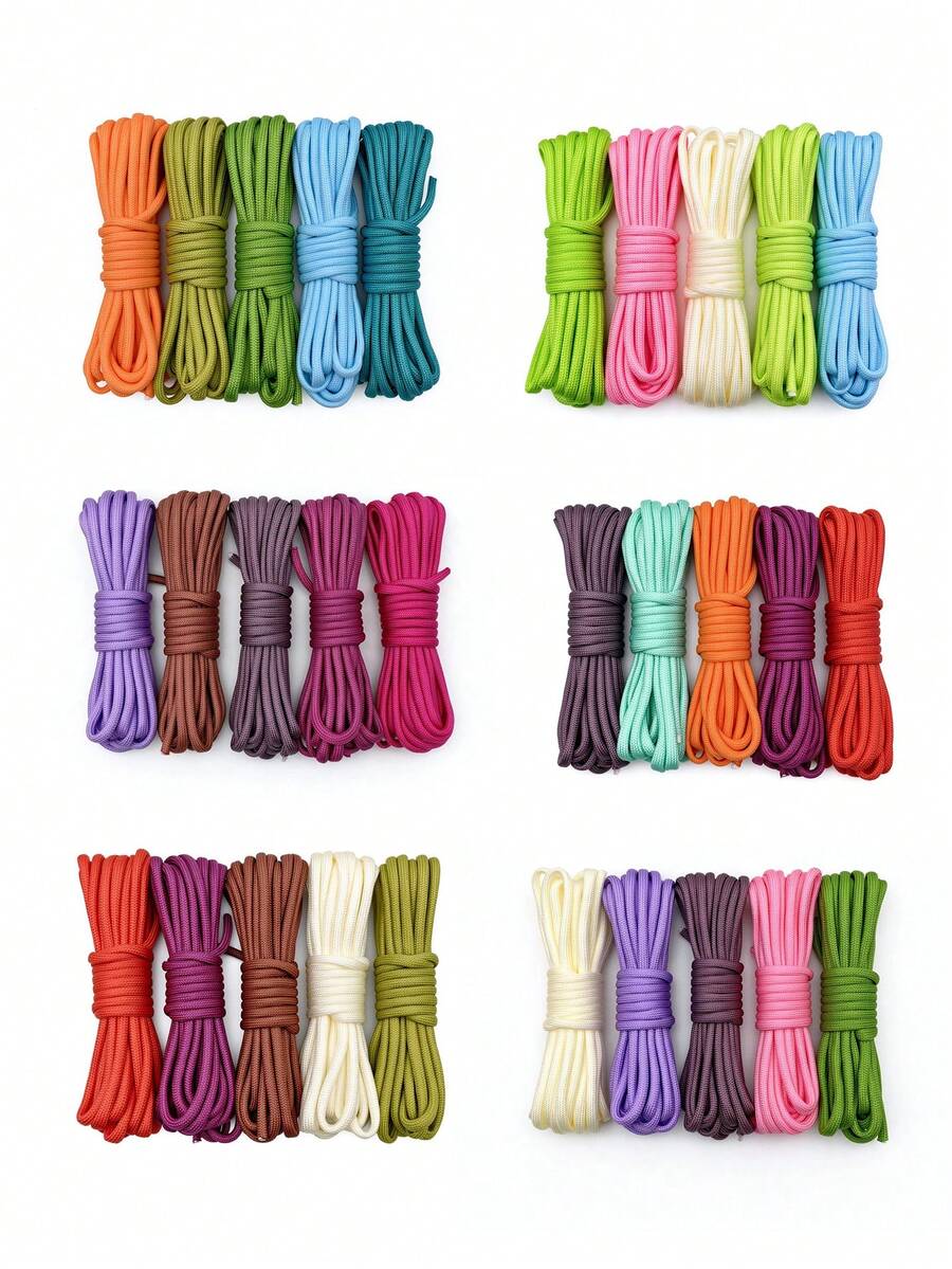 3米長 4mm直徑 550 Paracord III 複合款手工DIY編織繩，曬衣繩、寵物項圈繩，戶外多功能生存露營配件