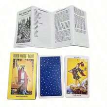 Kartu Ramalan Tarot Klasik untuk Pemula, Edisi Cetak Panas Bahasa Inggris, Ukuran 4,72 x 2,76 Inci, Dilengkapi Panduan Bahasa Inggris dan Spanyol, Tahan Air dan Tahan Kerut, Sempurna untuk Pemula - Dek Kartu Ringan dan Bergaya dengan Panduan Pengguna Terperinci - MultiWarna - View 6