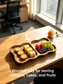 Premium Wooden Tray, Suitable For Placing Cooked Foods, Cheese, Cakes And Cookies, Also Suitable For Placing Desserts, Fruits And Bread, Can Be Used For Placing Daily Items, Also Suitable For Restaurant, Living Room, Kitchen Wooden Tray - View 12