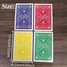 1pc-Color Back Magic Playing Cards-4 Colors Magic Poker Card Trick Props For Close-Up Magic Performance-Magician Card Accessory-Close Up Magic Poker-Magic Playing Cards-Witchcraft Supplies-Stocking Stuffer-Christmas Gifts-Gifts - Multicolor - View 3
